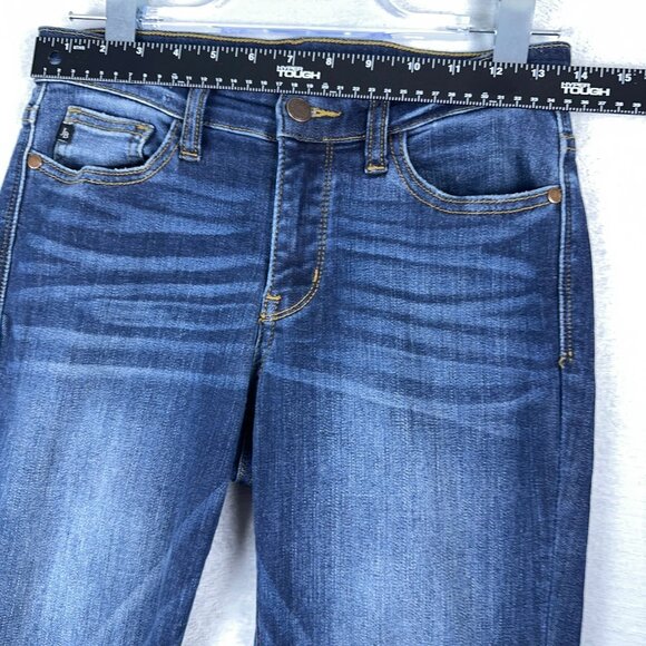 Judy Blue Skinny Jeans Relaxed Fit JB82102DK Stone Wash Womens Blue Size 3/26 - Picture 6 of 10